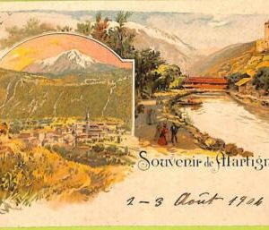 Lib7866 - SWITZERLAND - VINTAGE POSTCARD -  Martigny  - 1904