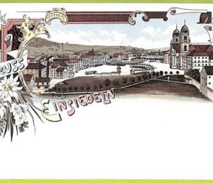 Lib7884 - SWITZERLAND - VINTAGE POSTCARD - Gruss aus Einsiedeln
