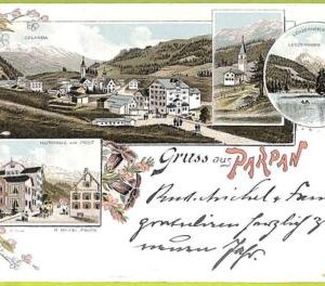 Lib7888 - SWITZERLAND - VINTAGE POSTCARD - Gruss aus Parpan - 1897
