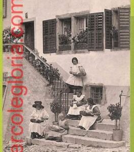 Lib7872 - SWITZERLAND - VINTAGE POSTCARD - Gruyeres - Ethnic