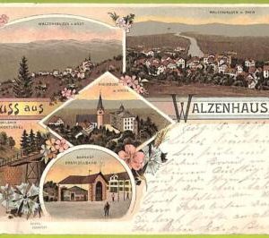 Lib7903 - SWITZERLAND - VINTAGE POSTCARD - Gruss aus Walzenhausen - 1898