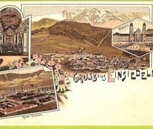 Lib7906 - SWITZERLAND - VINTAGE POSTCARD - Gruss aus Einsiedeln
