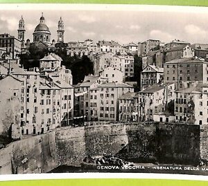 aa9317- CARTOLINA D'EPOCA  GENOVA Città : Insenatura della Marina