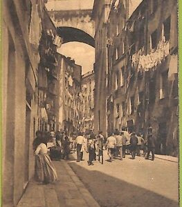 aa9365- CARTOLINA D'EPOCA  GENOVA Città : Ponte di Carignano