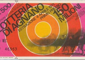 66139 - Vecchio  BIGLIETTO  LOTTERIA: Lotteria di AGNANO 1971 - IPPICA