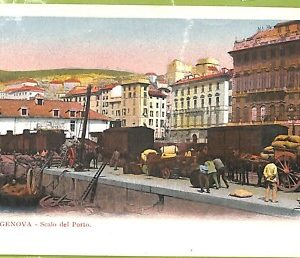 aa9377- CARTOLINA D'EPOCA  GENOVA Città : Scalo del Porto