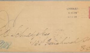 79076 - GB  - Postal History - SG #  327 on COVER  1912