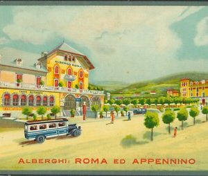 Lib1004 - CARTOLINA d'Epoca - PUBBLICITARIA Illustrata -  HOTEL Parma BORGOTARO
