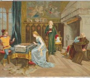 59733 - VINTAGE POSTCARD - Glamour Ladies ART - INDUNO: Chess