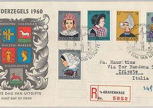 56235 - NETHERLANDS - POSTAL HISTORY  FDC COVER 1960  Heraldry COSTUMES