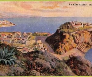 ac9454  - MONACO - VINTAGE POSTCARD - La Cote d'Azur