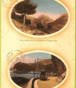ac9452  - MONACO - VINTAGE POSTCARD - La Grande Corniche - 1912