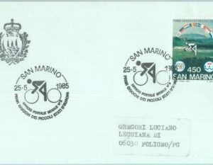 89844 - SAN MARINO - Postal History - SPECIAL POSTMARK 1985  SPORT  Cycling