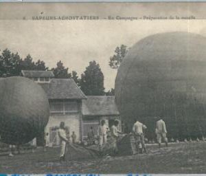 71707 - FRANCE- Postal History - BALLOON POSTCARD Sapeurs Aerostatiques