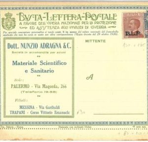 69577 - ITALY - POSTAL HISTORY -  BLP COVER # 14 + 18 - MEDICINE chemicals