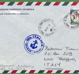 ae3417 - ITALY - Postal History - ANTARCTIC BASE  - TERRA NOVA S/S Italica 1996