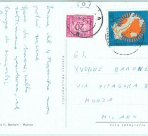 67561 - ITALY  - Postal History - TAXED Postcard 1966 - MAPS - Modena