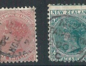 70451 -  NEW ZEALAND - STAMPS - Stanley Gibbons #  199 + 203 -   USED