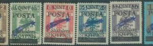 88004 -  ALBANIA : Collectible stamps - Michel # 47 III/ 52 III  Mint HINGED MLH