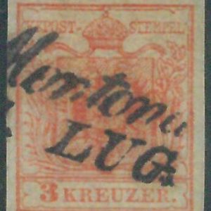 88021 -  AUSTRIA - EARLY STAMP - Fine USED with MONTONA postmark SLOVENIA