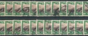 70556 - SOUTH AFRICA - STAMPS -  Stanley Gibbons # 84 lot of 50  - USED