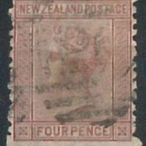 70450 -  NEW ZEALAND - STAMPS: SG#  158 perf 12 SHIFTED Watermark - Fine  USED