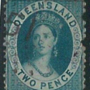 70511 - AUSTRALIA: Queensland  - STAMP: S Gibbons # 52 Lot of 5 stamps -  USED