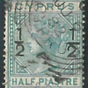 70546 - CYPRUS - STAMP: Stanley Gibbons #  23 - Finely Used: FIRST DAY??