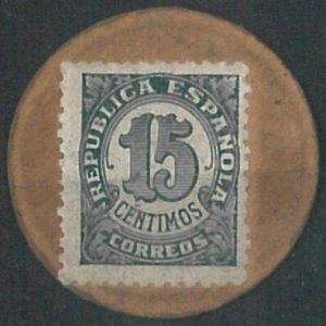 70756 - SPAIN  - SELLO MONEDA - Coin STAMP ! Very nice!