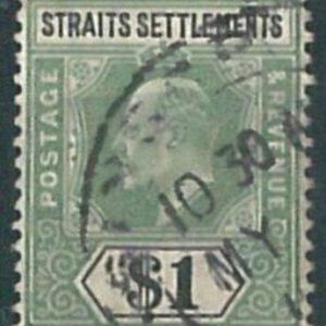 70615 - STRAITS SETTLEMENTS  - STAMPS: Stanley Gibbons # 136 - Very Fine  USED