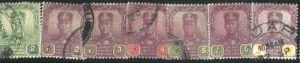70601 - MALAYA: Johore  - STAMPS - Small lot of  FINE  USED  Stamps