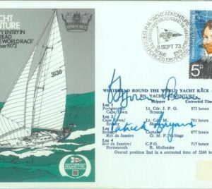 87295 - GB - POSTAL HISTORY - SPECIAL COVER 1973  RN Yacht ADVENTURE signed