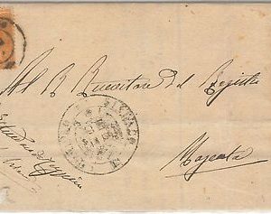 53887 - ITALIA REGNO - Storia Postale:   BUSTA da CUGGIONO 1877