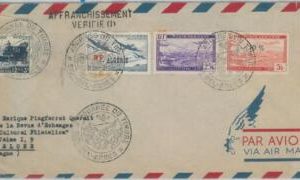 79153 - ALGERIA  - POSTAL HISTORY -  Airmail FDC  COVER to SPAIN 1952 - NICE!