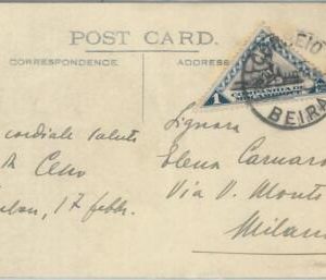 74713 - MOZAMBIQUE  Moçambique  - POSTAL HISTORY -  Postcard to ITALY 1938