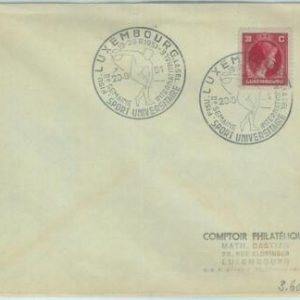 67790 - Luxembourg - POSTAL HISTORY - POSTMARK on COVER  1951:  UNIVERSIADE
