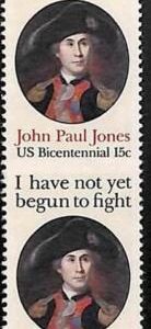 94808a - USA - STAMPS - SC # 1789c IMPERF pair  - MNH John Paul Jones
