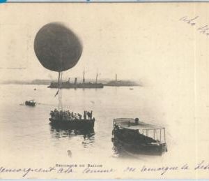 71708 - FRANCE- Postal History - BALLOON POSTCARD  Remorque du Ballon 1901