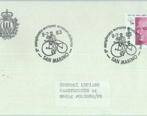 89845 - SAN MARINO - Postal History - SPECIAL POSTMARK 1983  SPORT  Cycling