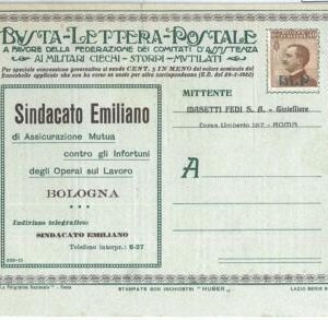 69592 - ITALY - POSTAL HISTORY - BLP Advertising COVER # 4B  - LAW insurance