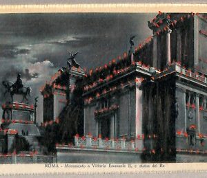 ab0313 - CARTOLINA D'EPOCA - ROMA Città : Monumento a Vittorio Emanuele II
