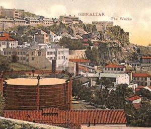 ac6288  - GIBRALTAR - VINTAGE   POSTCARD - Gas Works