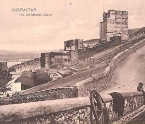 ac6280  - GIBRALTAR - VINTAGE   POSTCARD -  The old Moorish Castle