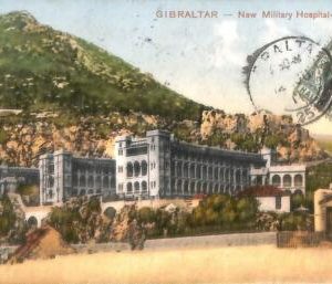 ac6297 - GIBRALTAR - VINTAGE   POSTCARD - New Military Hospital-Europa - 1911