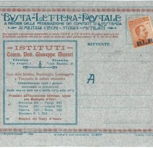 69581 - ITALY - POSTAL HISTORY - BLP COVER # 7  - MEDICINE signed RAYBAUDI