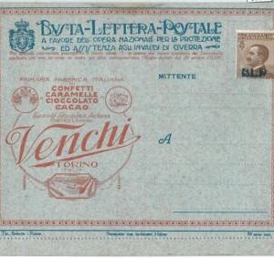 69607 - ITALY - POSTAL HISTORY - BLP advert COVER # 4g - GASTRONOMY sweets COCOA