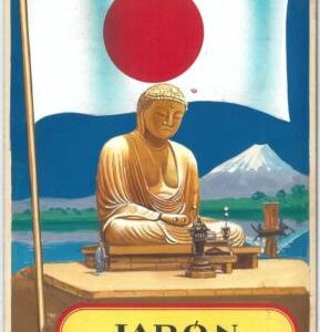 71181 -  ITALY  - HAND PAINTED card by ZSOLT- JAPAN  Buddha - Flags