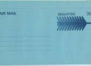 83795 - SINGAPORE  - POSTAL HISTORY - Stationery AEROGRAMME   35 Cents
