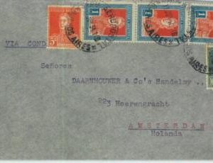 94067 - ARGENTINA - POSTAL HISTORY - COVER to HoLLAND via ZEPPELIN 1934  # 251