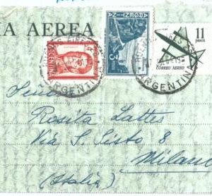 72214 - ARGENTINA - POSTAL HISTORY - STATIONERY Aerogramme to ITALY  1964